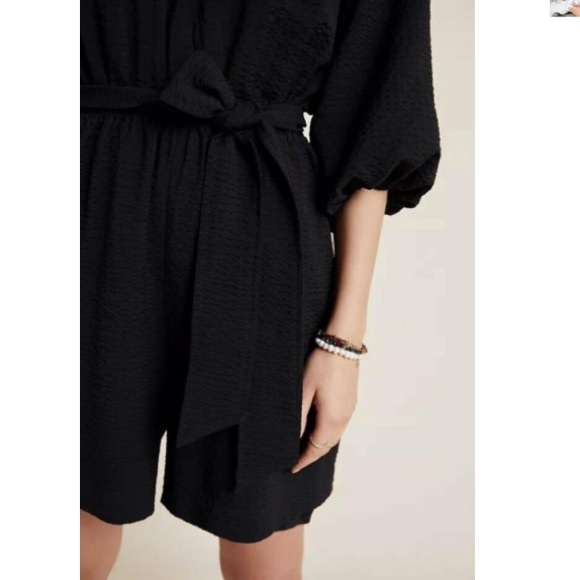 Anthropologie black romper. S - Picture 9 of 11